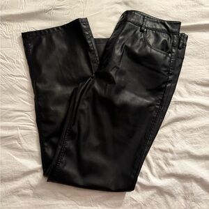 Zara Faux Leather Pants